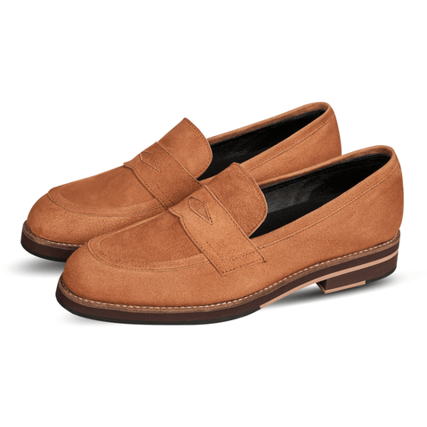 Blake Penny Loafers Suede Tan