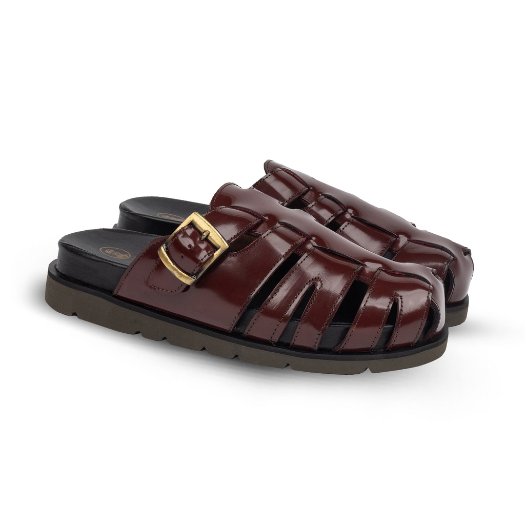 Lux Fisherman Sandal Maroon