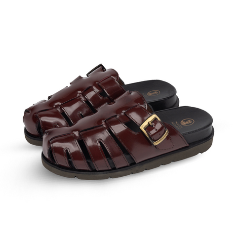 Lux Fisherman Sandal Maroon