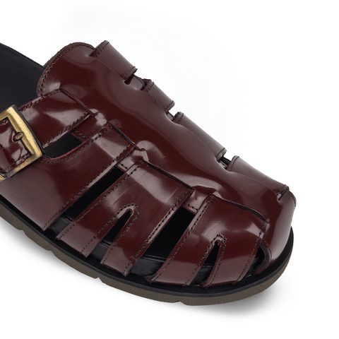 Lux Fisherman Sandal Maroon