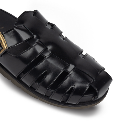 Lux Fisherman Sandal Black