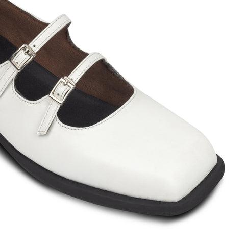 Piatta Double Strap White