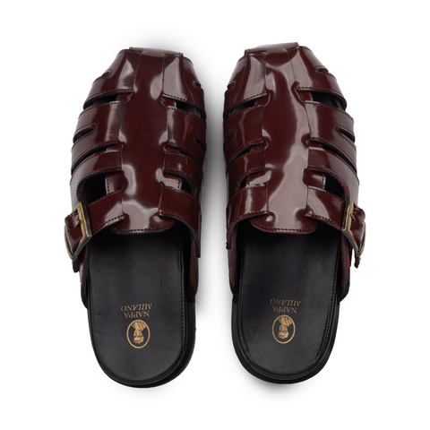 Lux Fisherman Sandal Maroon