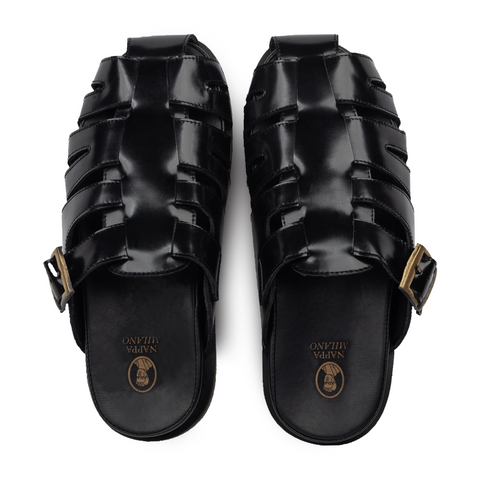 Lux Fisherman Sandal Black