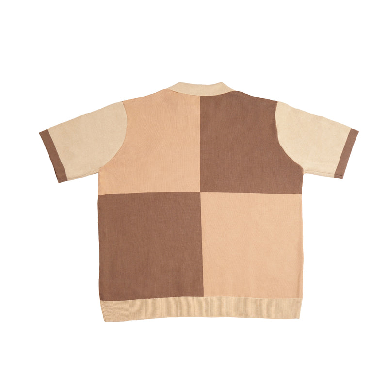 Nappa Club Brown Knitted Polo