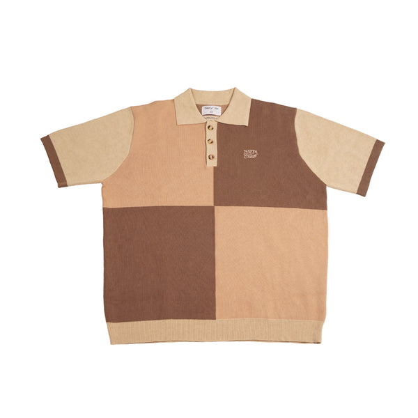 Nappa Club Brown Knitted Polo