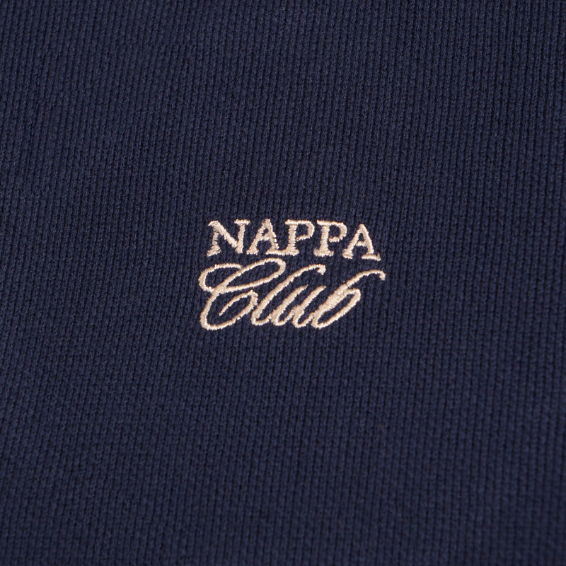 Nappa Club Navy/Green Knitted Polo