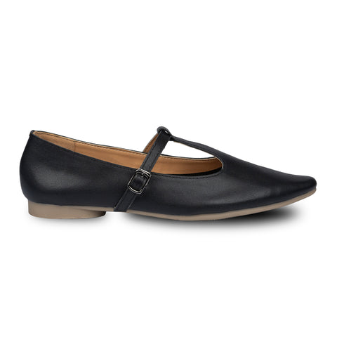 Rene T-Jane Flats Black