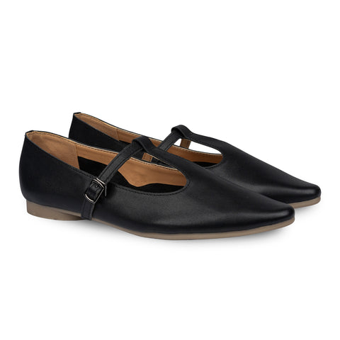 Rene T-Jane Flats Black