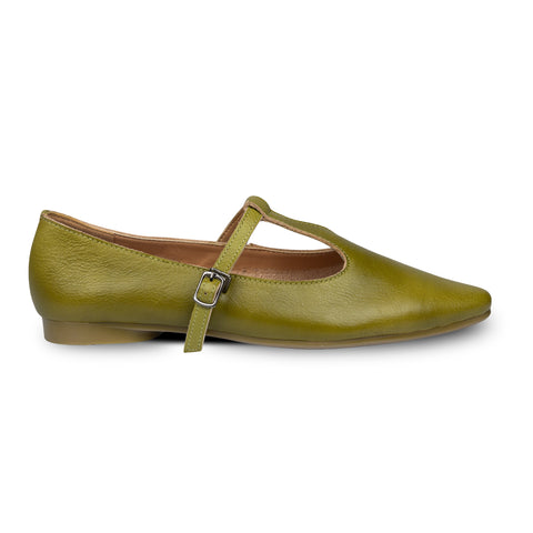 Rene T-Jane Flats Lime