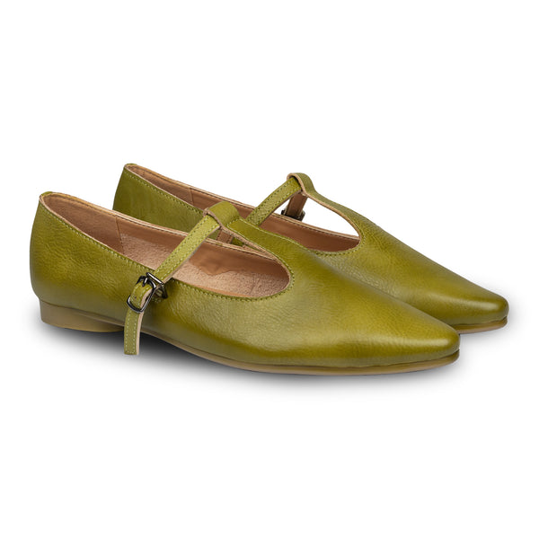 Rene T-Jane Flats Lime