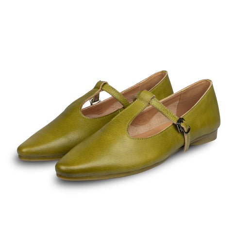 Rene T-Jane Flats Lime