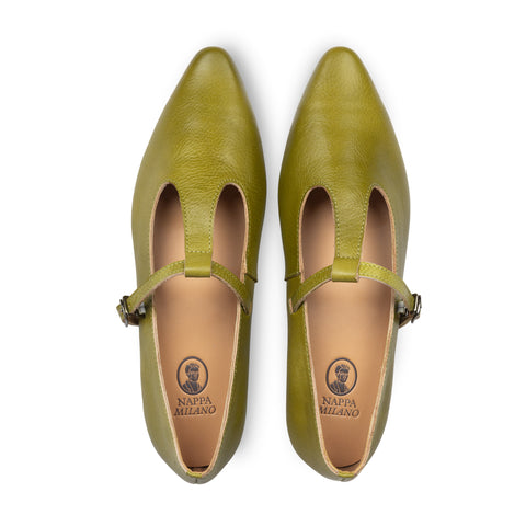 Rene T-Jane Flats Lime