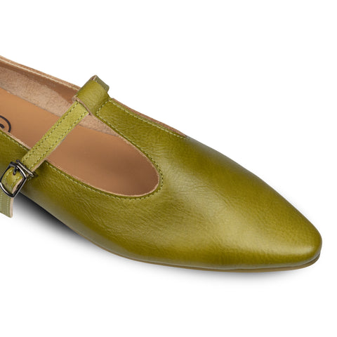 Rene T-Jane Flats Lime