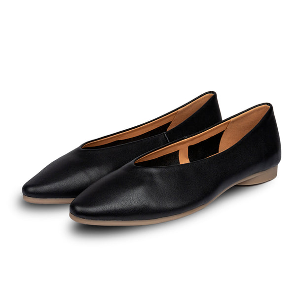 Rene Classic Flats Black