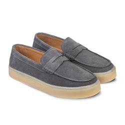 Carlo Penny Loafers Gray