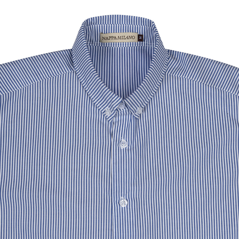 Long Sleeve Shirt Blue Stripes