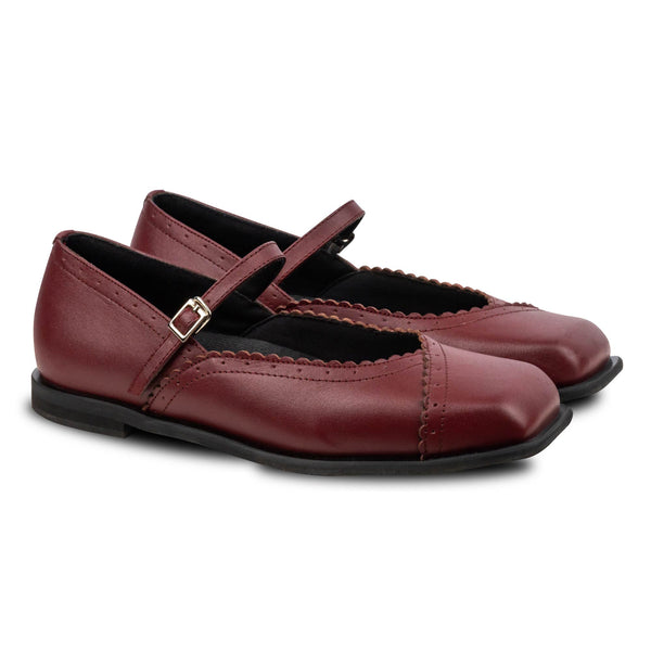 Madame Flats Maroon