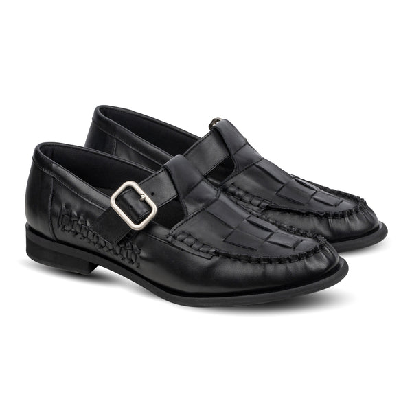 Leon T-Strap Black