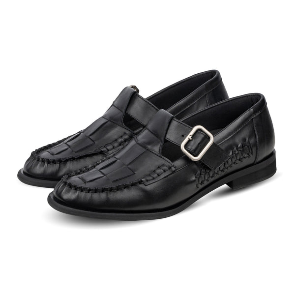 Leon T-Strap Black