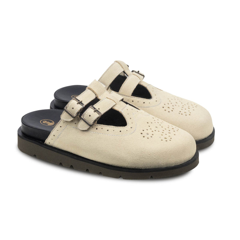 Juno Double Strap White