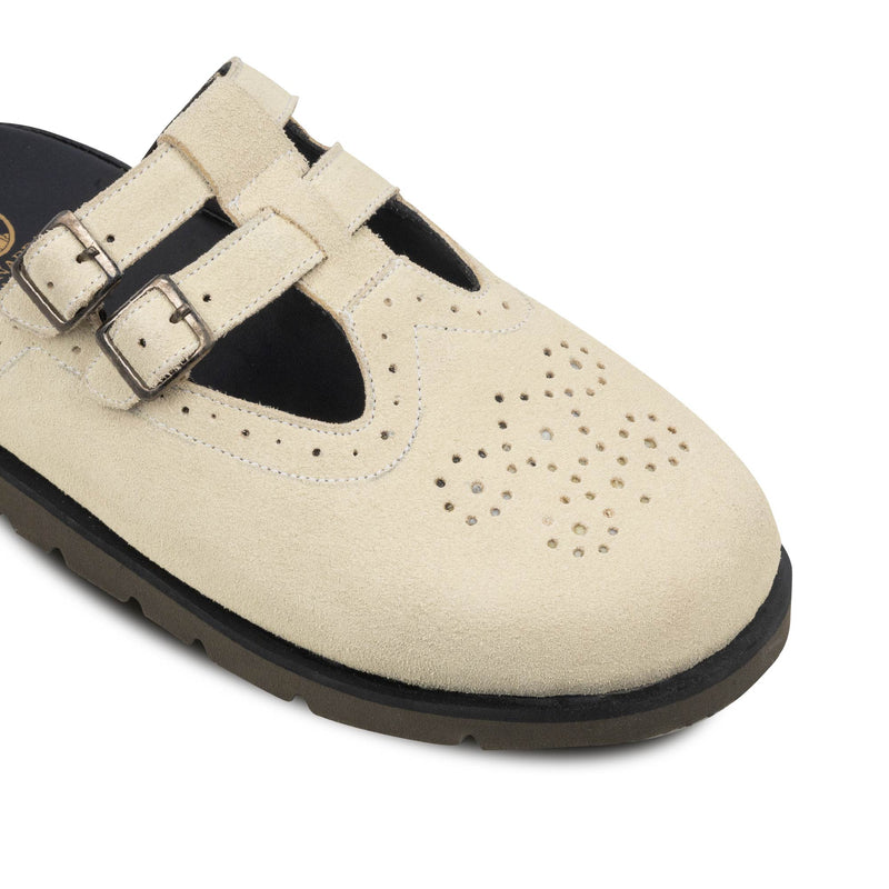 Juno Double Strap White