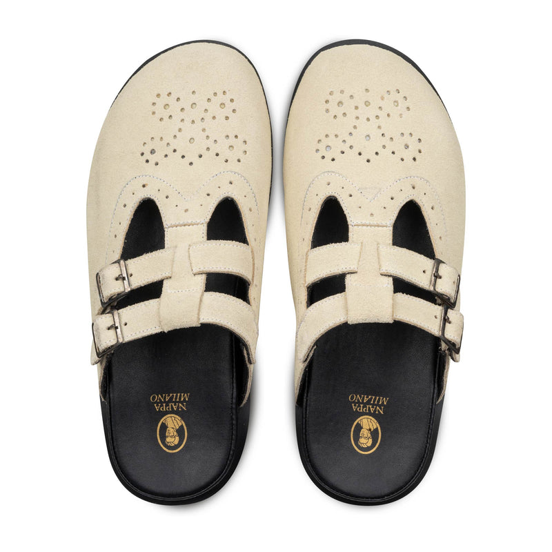 Juno Double Strap White