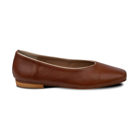 Rene Line Flats Brown