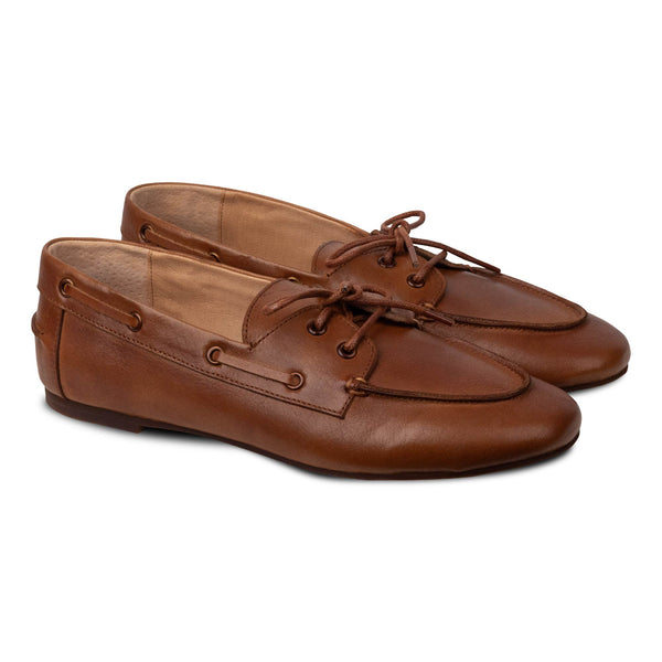Sona Boat Shoes Brown
