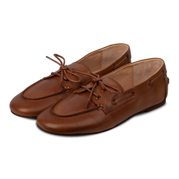 Sona Boat Shoes Brown