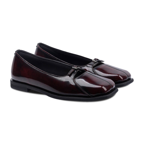 Piatta Belt Maroon