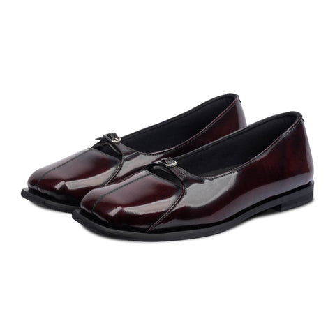 Piatta Belt Maroon