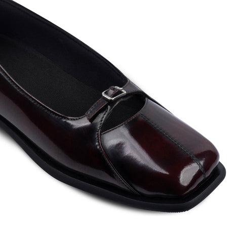 Piatta Belt Maroon