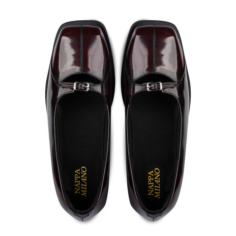 Piatta Belt Maroon