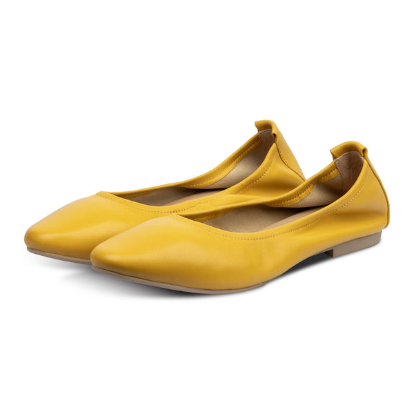 Lacy Classic Flats Yellow