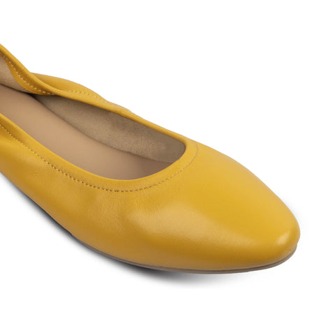 Lacy Classic Flats Yellow