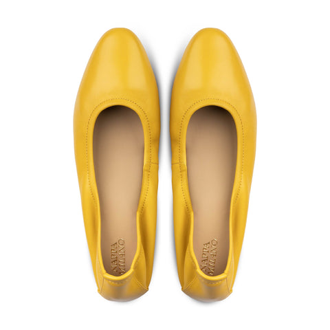 Lacy Classic Flats Yellow