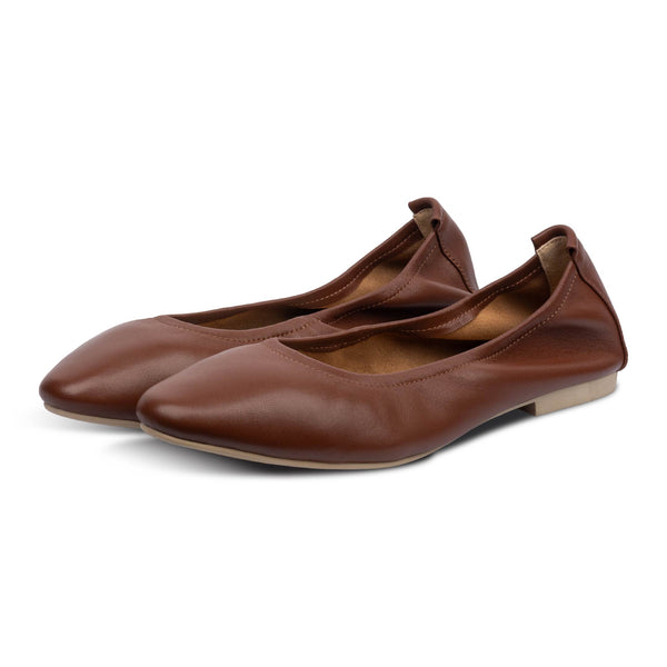 Lacy Classic Flats Brown