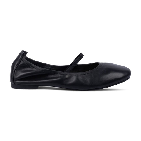 Lacy Ballet Flats Black
