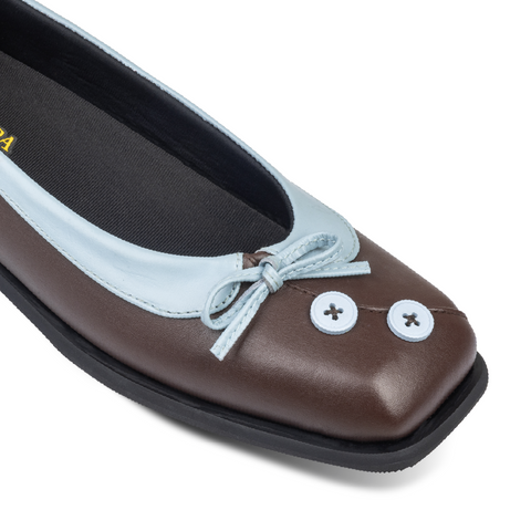 Piatta Button Brown