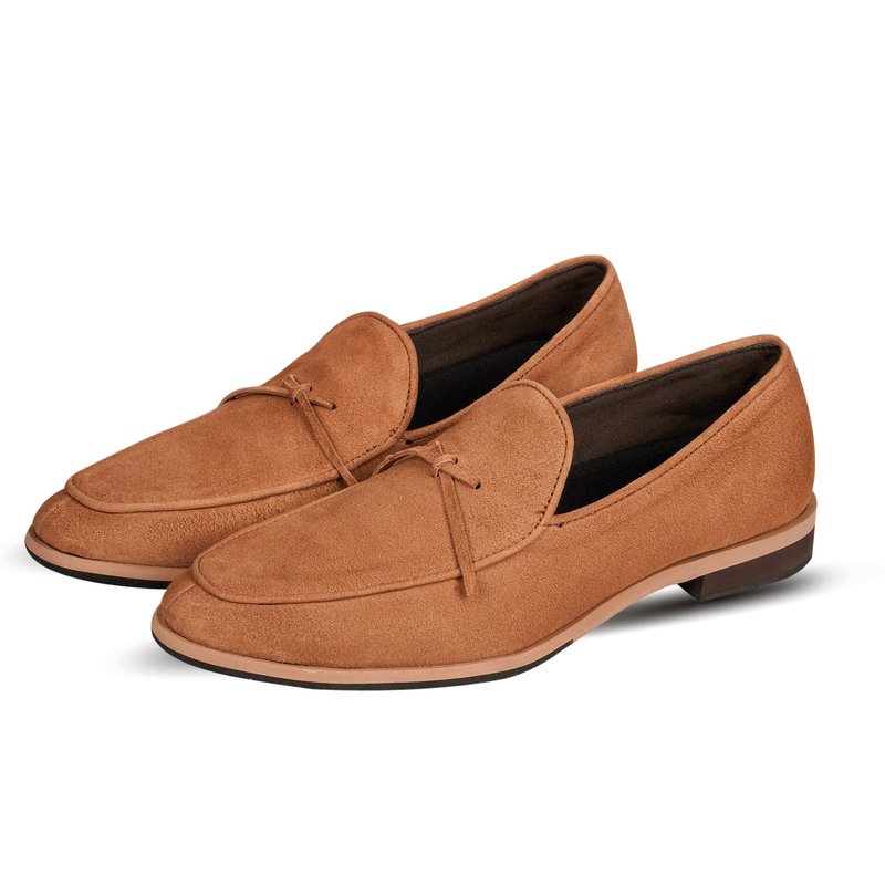 Salva Ribbon Suede Tan (Women)