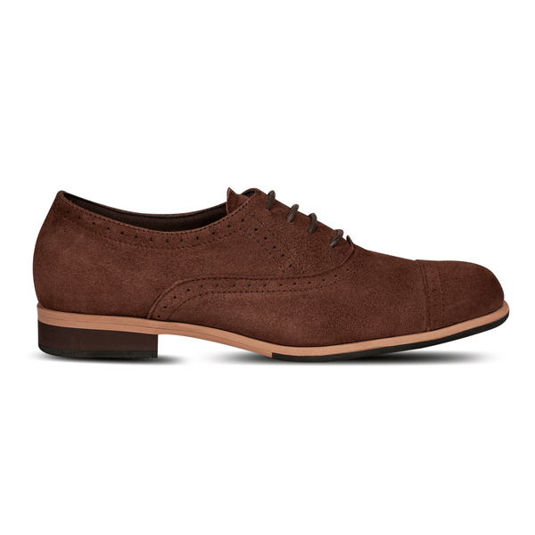 Gilly Brogues Suede Brown (Women)
